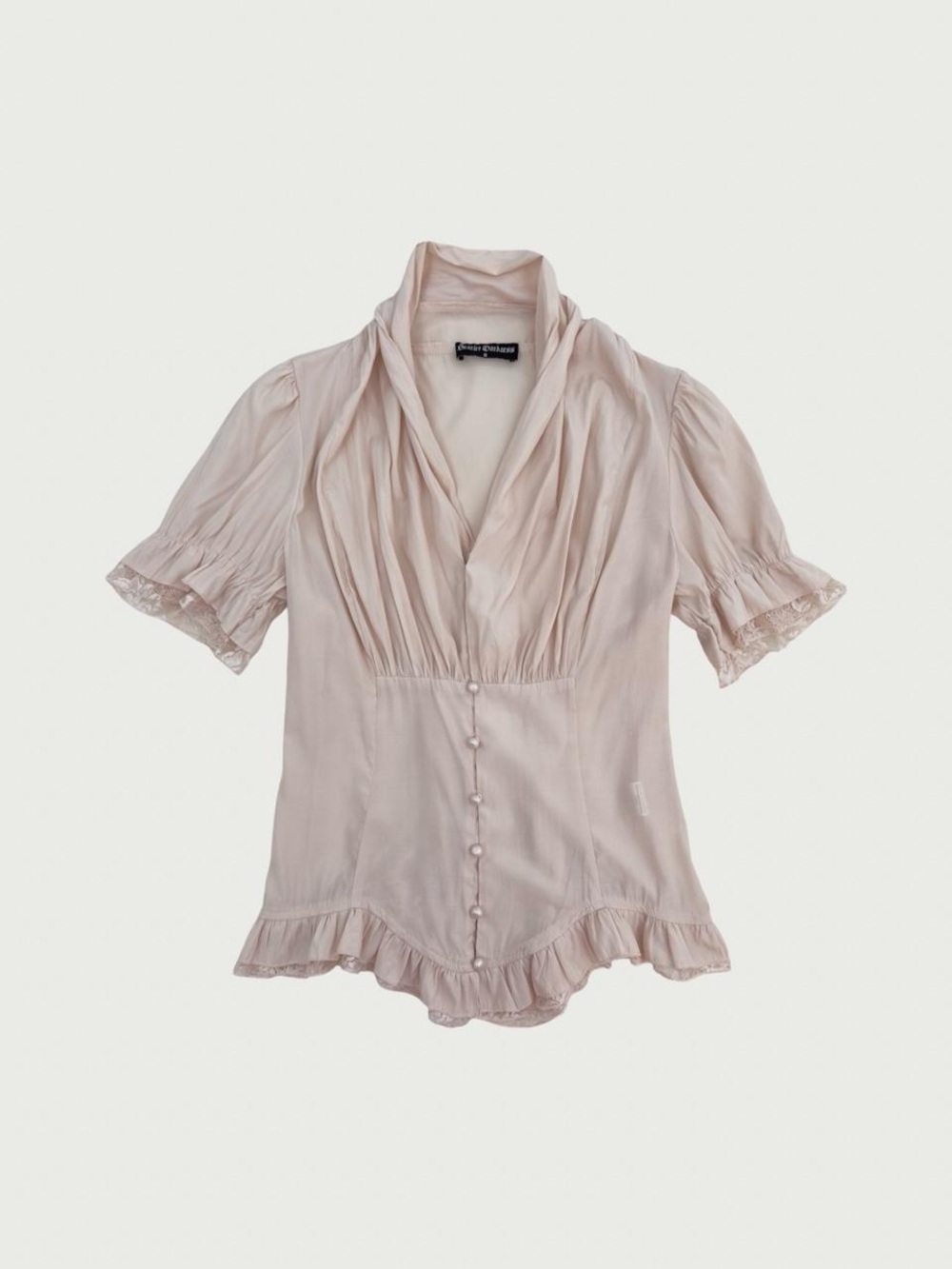 Scarlet Darkness Milkmaid Blouse